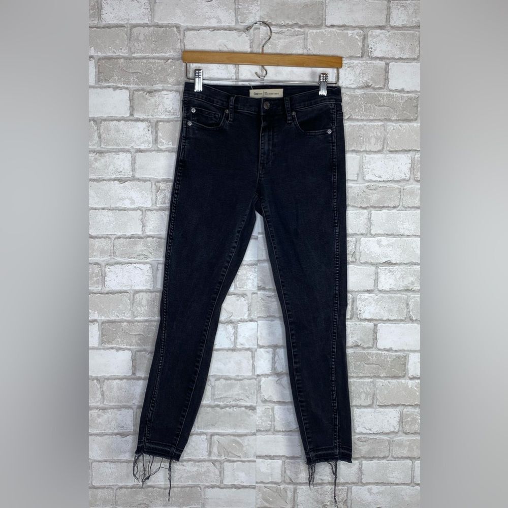 GAP Black True Skinny Ankle Jeans Size 28